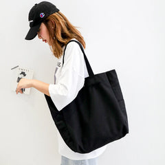 Canvas Shoulder Bags Casual Eco-friendly Large Capacity Tote Bag