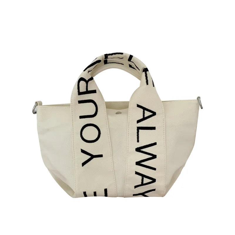 Canvas Shoulder Crossbody Women's Bag Tote Messenger Bag