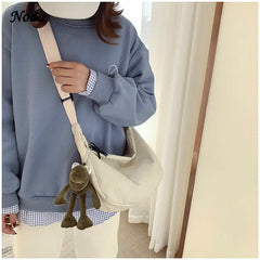 Canvas Large Capacity Shoulder Handbag for Women