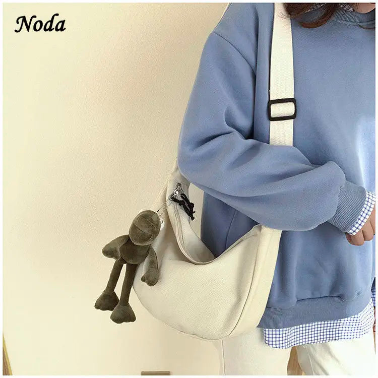 Canvas Large Capacity Shoulder Handbag for Women