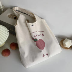 Japanese Style Cartoon Anime Print Tote Bag for Women