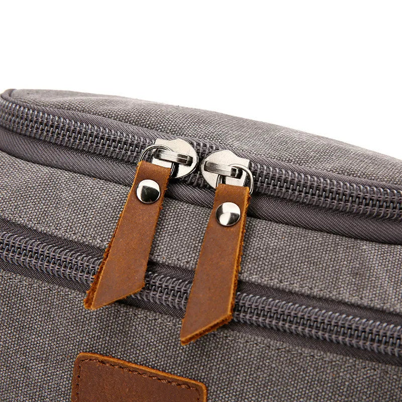 Vintage Makeup Travel Bag Organizer Hanging Beauty Supplies Pack with Zipper