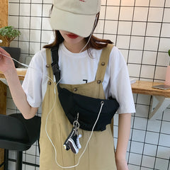 Canvas Waist Bag Women Fanny Pack Women's Belt Bag Vintage Waist Pack