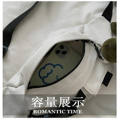 Canvas Waist Bag Women Fanny Pack Women's Belt Bag Vintage Waist Pack