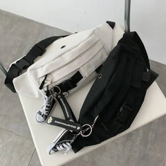 Canvas Waist Bag Women Fanny Pack Women's Belt Bag Vintage Waist Pack
