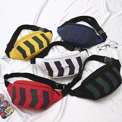 Reflective Waist Pack Fanny Bag with Earphone Hole