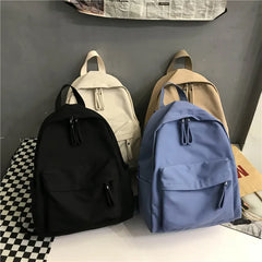 Canvas Women Backpack Anti-theft Shoulder Bag Laptop Large Capacity
