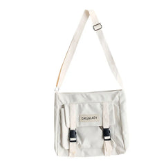 Canvas Women Messenger Bag Large Crossbody Bags Student Book Bag Handbags