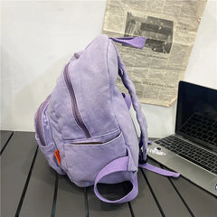 Canvas Small Backpack Vintage School Mini Backpack Women Bagpack
