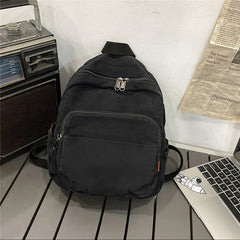 Canvas Small Backpack Vintage School Mini Backpack Women Bagpack