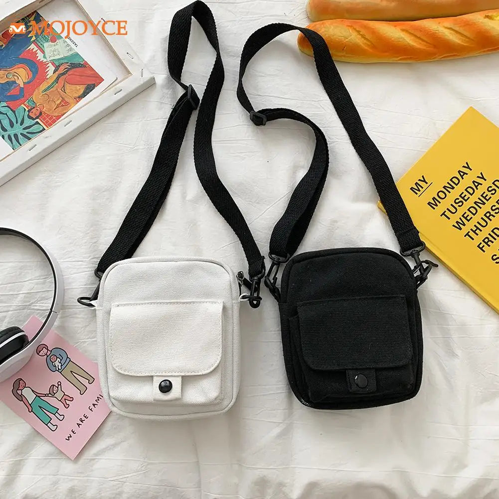 Canvas Women's Crossbody Bag Small Shoulder Handbag Zipper Purse