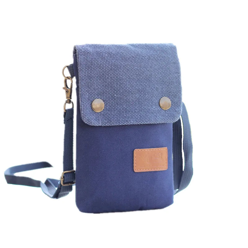 Canvas Women's Small Shoulder Bag Lady Personality Creative Cartoon Crossbody Ba
