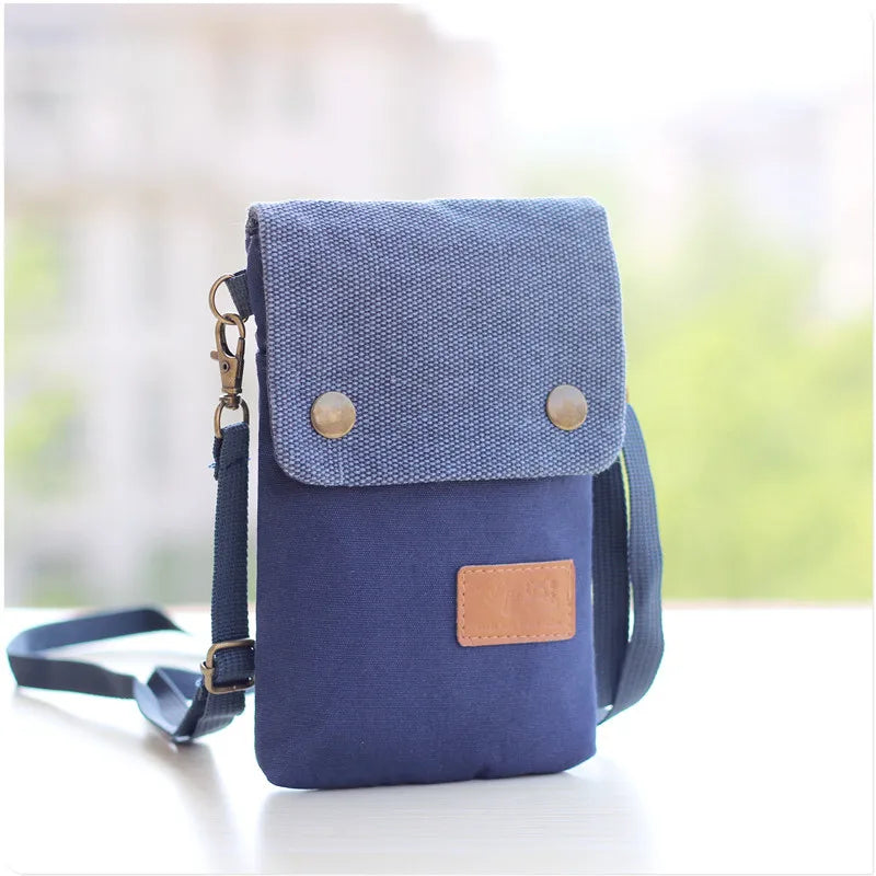 Canvas Women's Small Shoulder Bag Lady Personality Creative Cartoon Crossbody Ba
