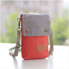 Canvas Women's Small Shoulder Bag Lady Personality Creative Cartoon Crossbody Ba