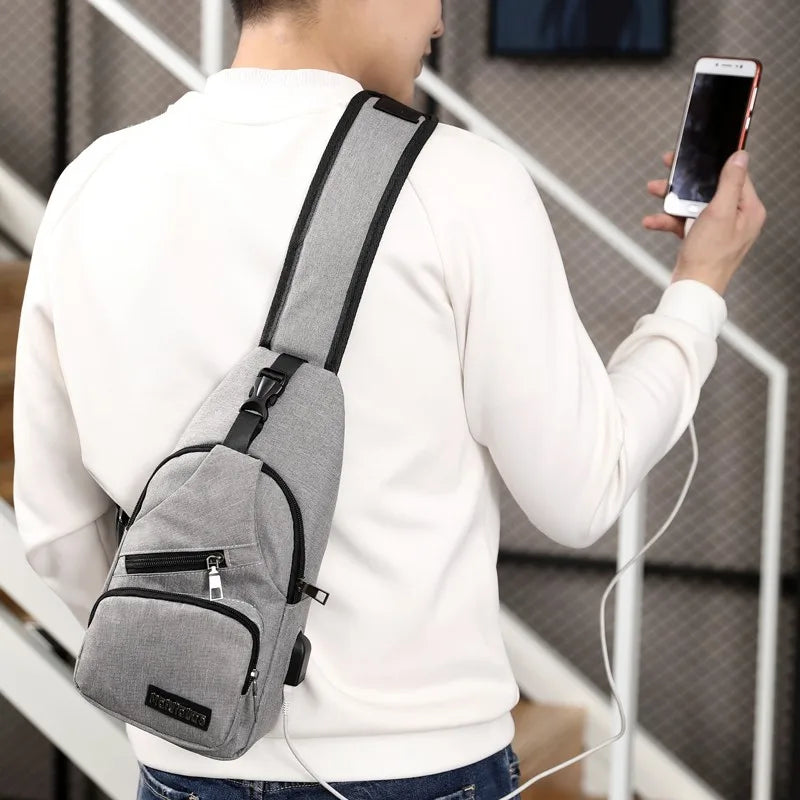 One-shoulder Waterproof Waist Bag Zip Fanny Pack