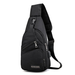 One-shoulder Waterproof Waist Bag Zip Fanny Pack