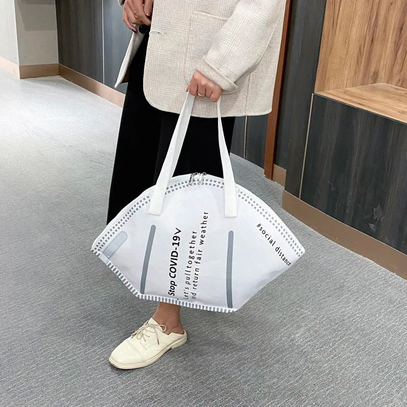 Large Capacity Canvas Tote Bags for Women, Creative Hobos Shoulder Bag