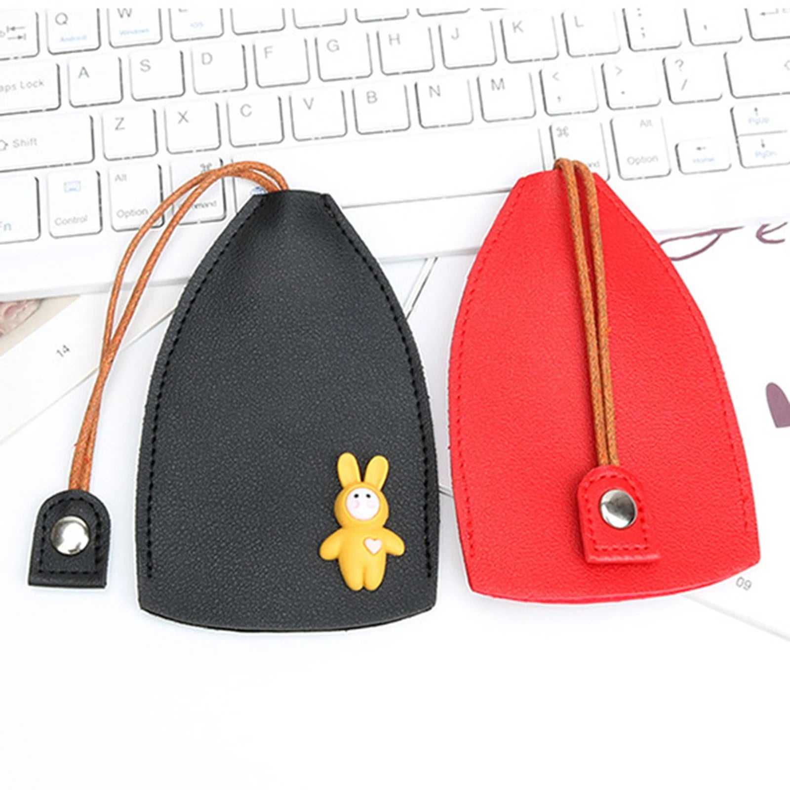 Car Key Bag PU Key Protection Sleeve Multifunctional Large Capacity Christmas