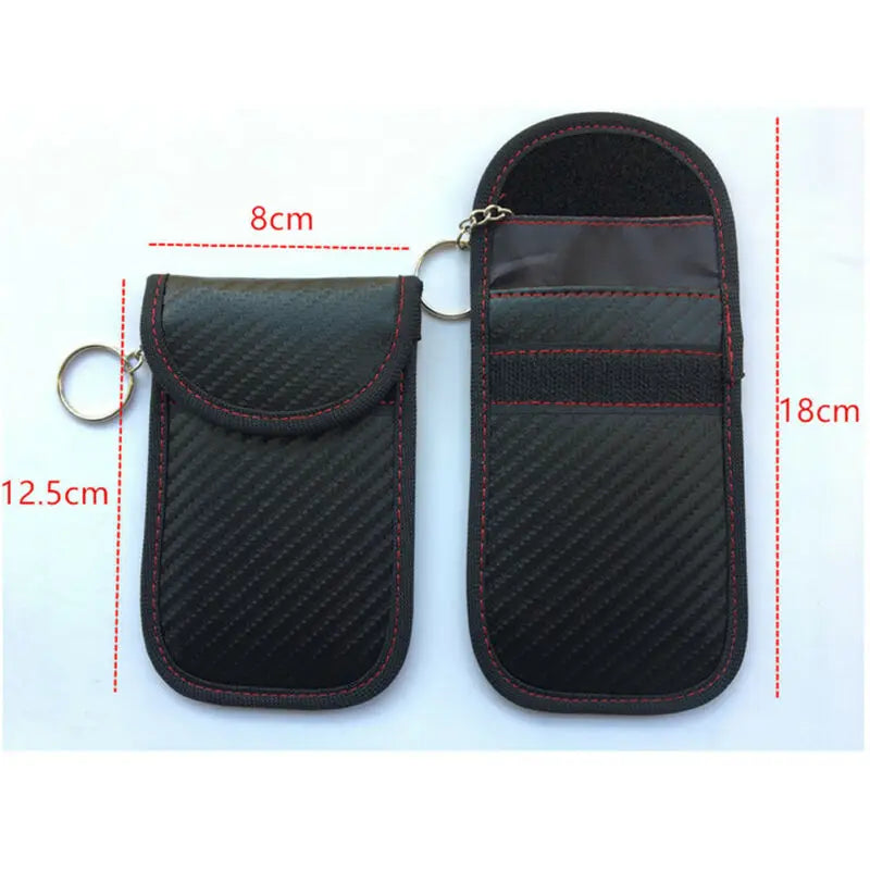 Car Key Blocker Signal Box Fob Pouch Case Rfid Blocking Bag