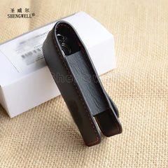 Leather Car Key Case for Porsches Macan 911 Keychain Holder