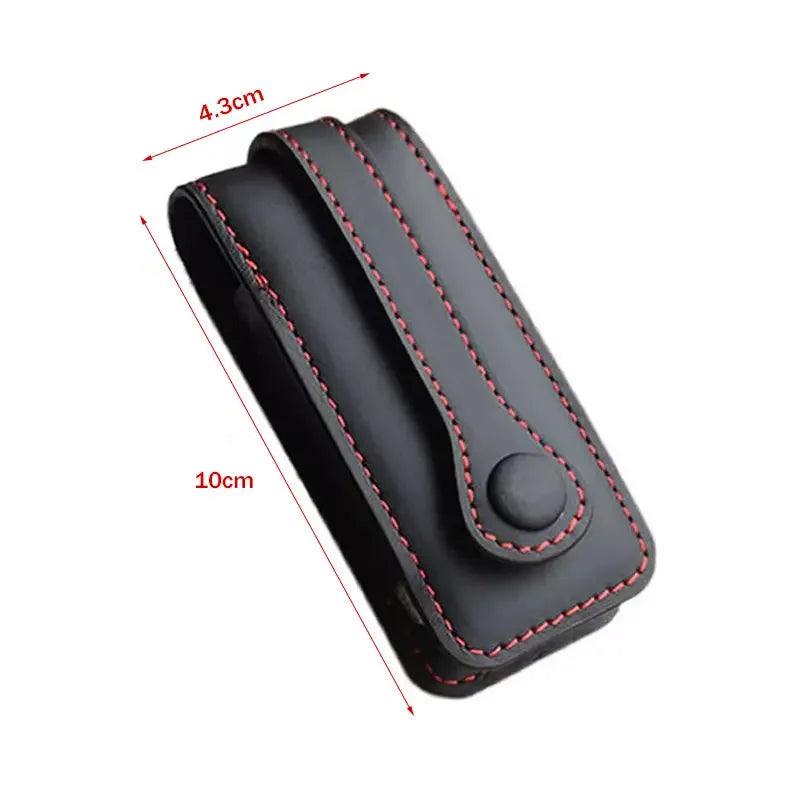 Leather Car Key Case for Porsches Macan 911 Keychain Holder
