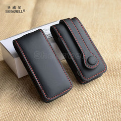 Leather Car Key Case for Porsches Macan 911 Keychain Holder