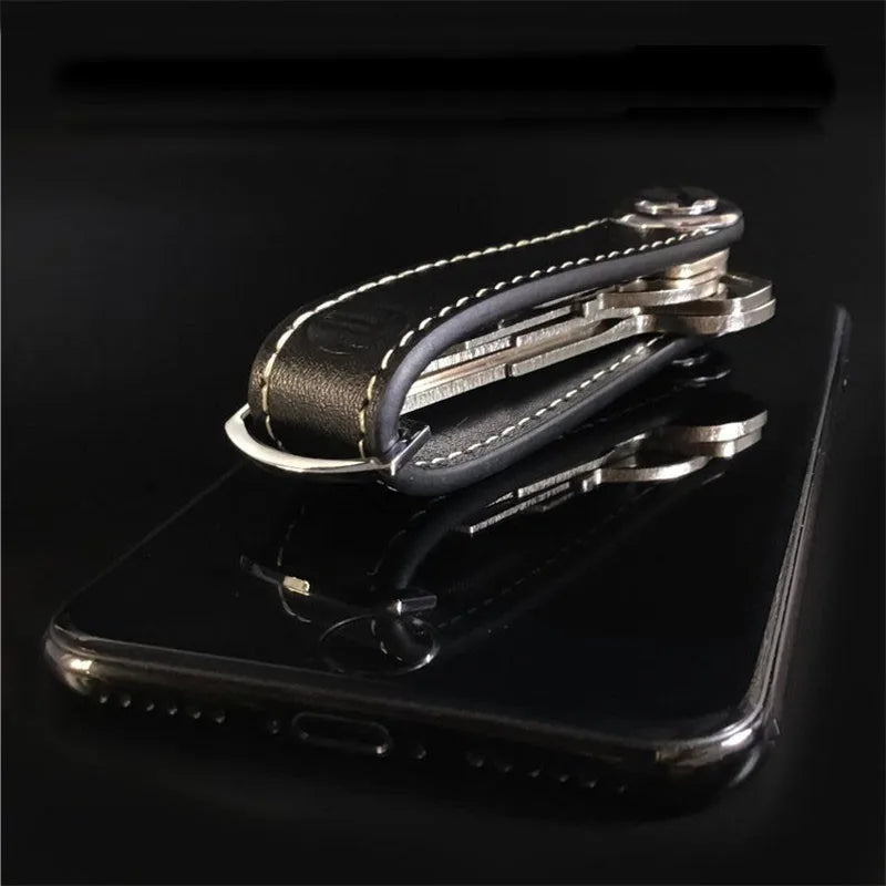Car Key Pouch Bag Case Wallet Holder Chain Key Wallet Ring Collector