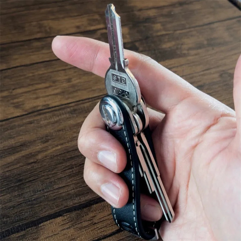 Car Key Pouch Bag Case Wallet Holder Chain Key Wallet Ring Collector