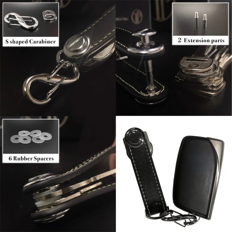 Car Key Pouch Bag Case Wallet Holder Chain Key Wallet Ring Collector