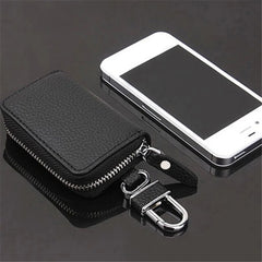 Car Key Wallet Key Holder Organizer Zipper Key Case Bag Pouch