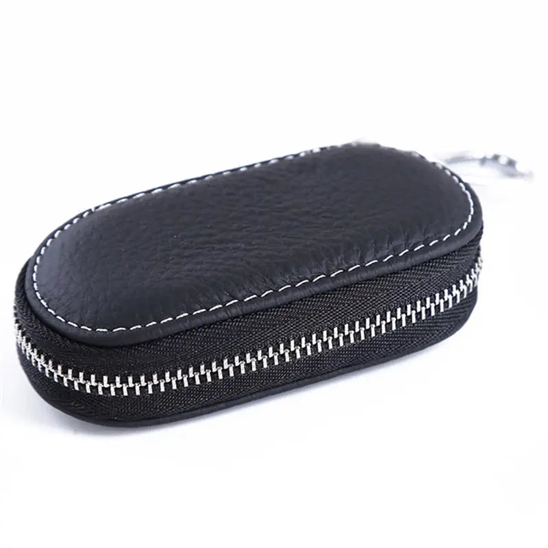 Leather Car Key Wallets Housekeeper Keys Organizer