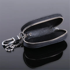 Leather Car Key Wallets Housekeeper Keys Organizer