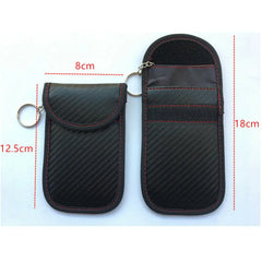 Carbon Grain RFID Blocking Faraday Pouch for Car Key Fob