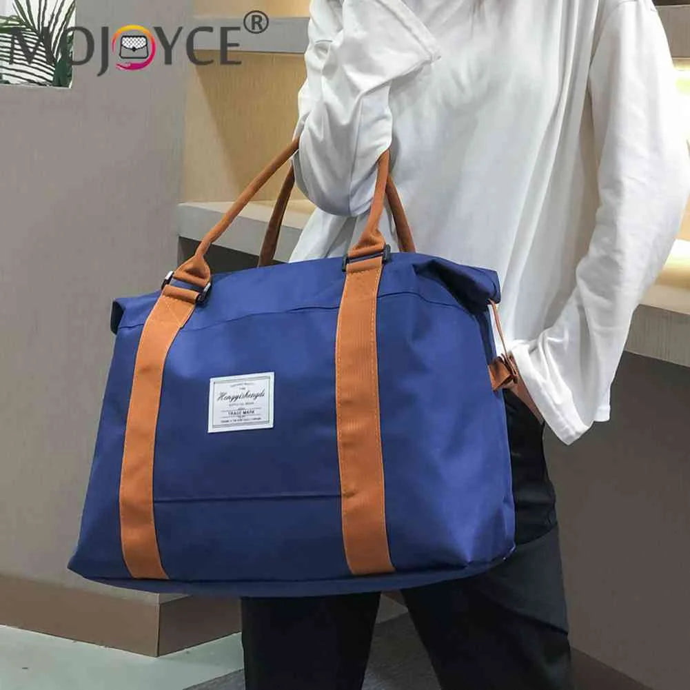 Large Capacity Sports Gym Bag Waterproof Travel Handbag Zipper Pocket