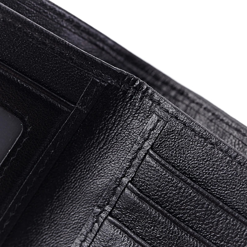 High Sheep Skin Men Wallet Knitting Style On Sales