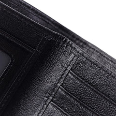 High Sheep Skin Men Wallet Knitting Style On Sales