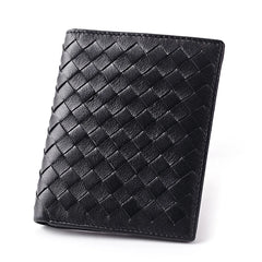 High Sheep Skin Men Wallet Knitting Style On Sales