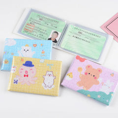 4Slots Driver Holder PVC Car Driving Documents Business ID Pass Wallet