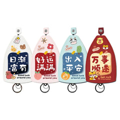 Cartoon Animals PU Leather Key Holder Wallets Keychain Pouch