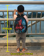 Cartoon Astronaut Spaceship Star School Backpack Children School Bags
