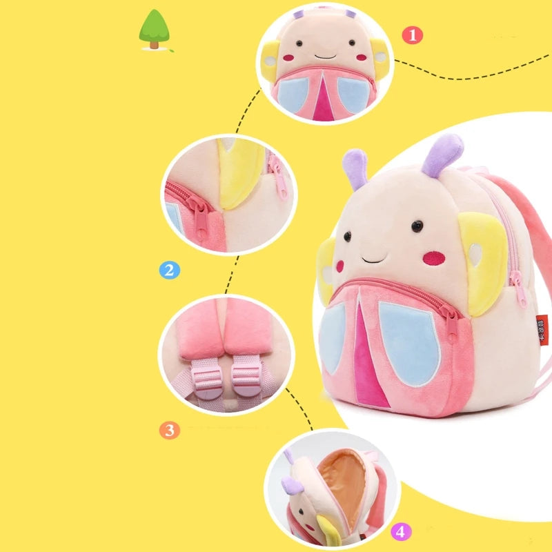 Kids Cartoon Backpack School Rucksack Children Travel Daypack 2-4 Years