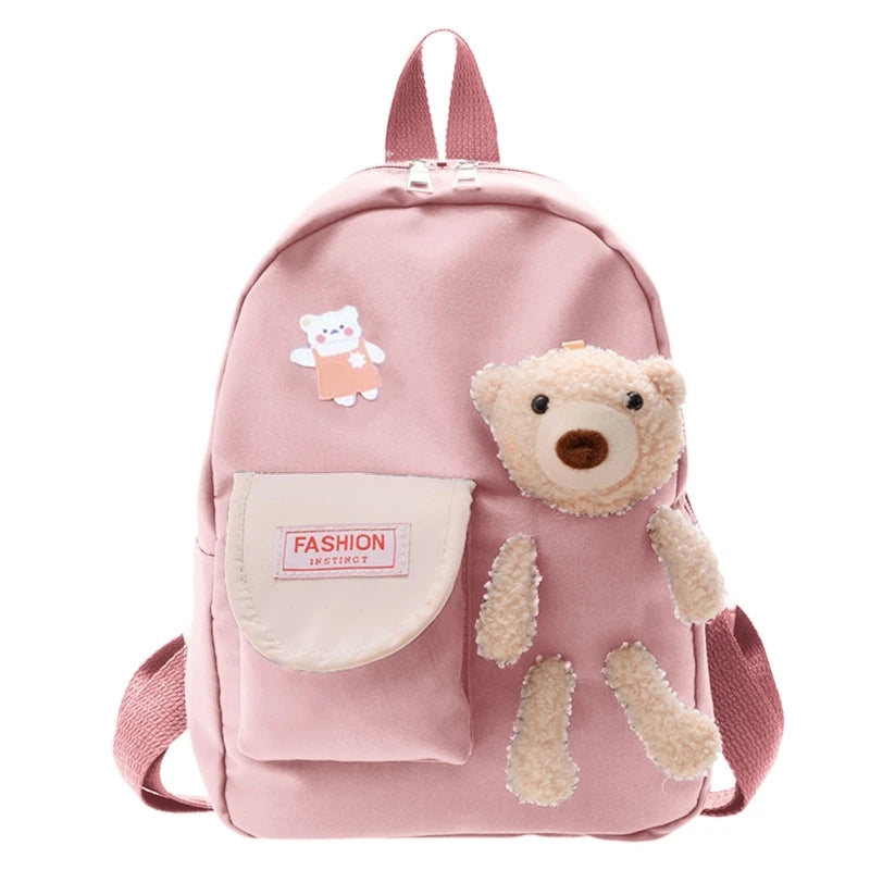 Bear Toy School Bag for Kids Kindergarten Children