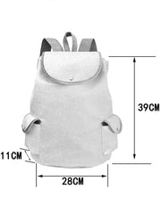 Cartoon Cat Printed School Bag Eco Friendly Book Bag Large Capacity Drawstring B