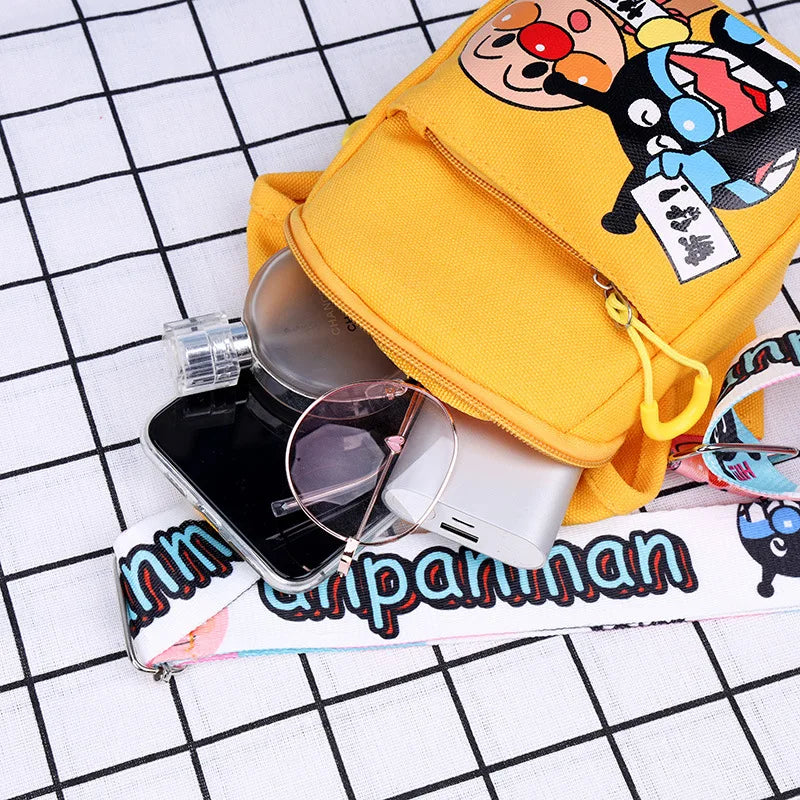 Cartoon Canvas Small Handbags Female Tide Children's Bag Single Shoulder Bag