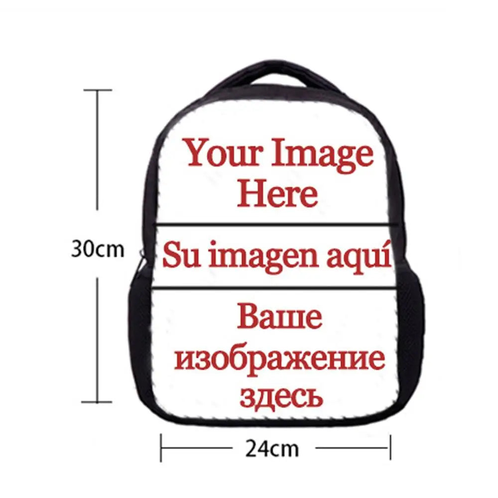Kids Cartoon Vehicle Print Book Bag for Kindergarten