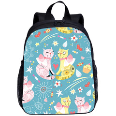 Cartoon Cat Kindergarten Bag For Kids Girls