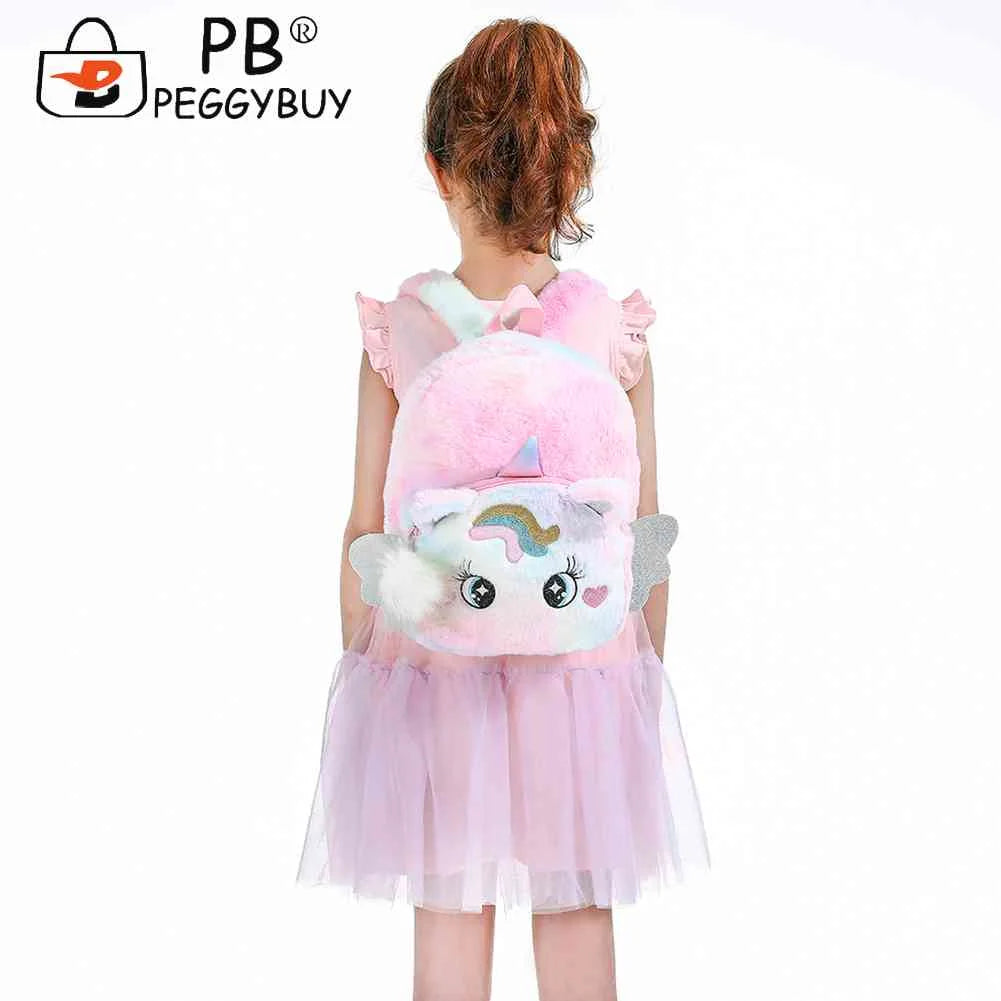 Cartoon Pony Backpack for Girls School Bookbag