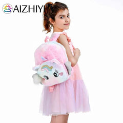 Cartoon Pony School Backpack for Kids Girl Bookbag
