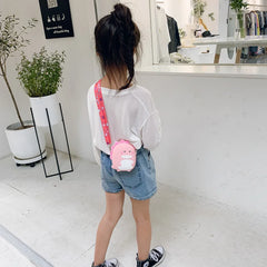 Kids Dino Crossbody Bag Silicone Phone Pouch Girls Purse
