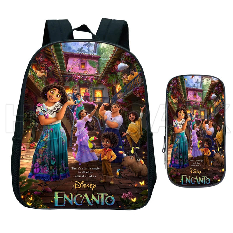 12inch Mirabel Madrigal Backpack Kids School Bags - 2pcs